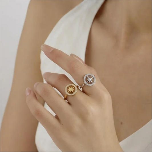 North Star Spinning Ring