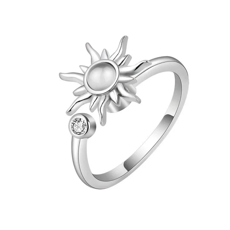 Sun Cat’s Eye Fidget Ring