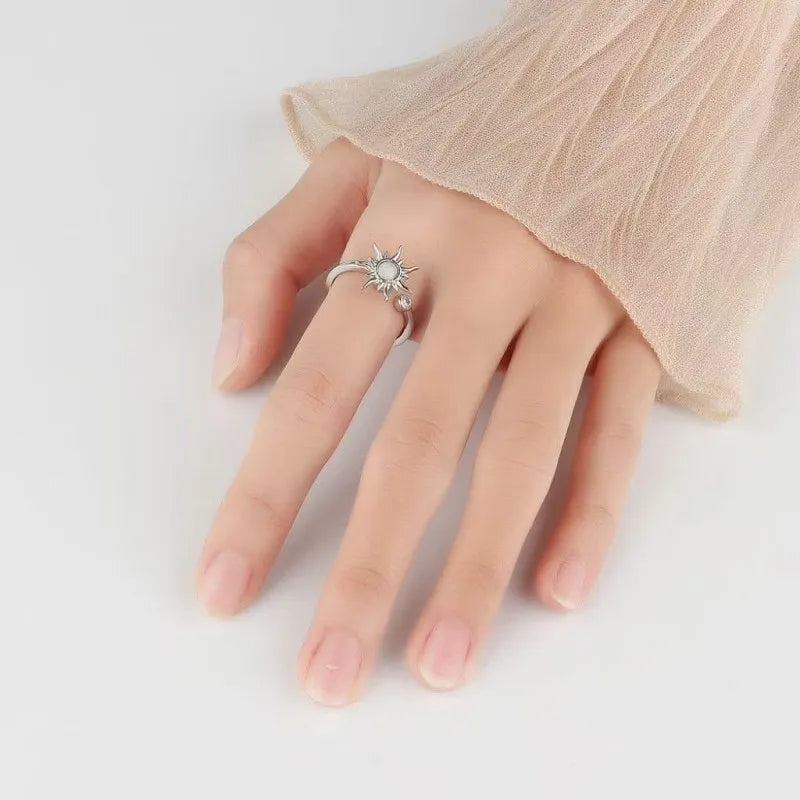Sun Cat’s Eye Fidget Ring
