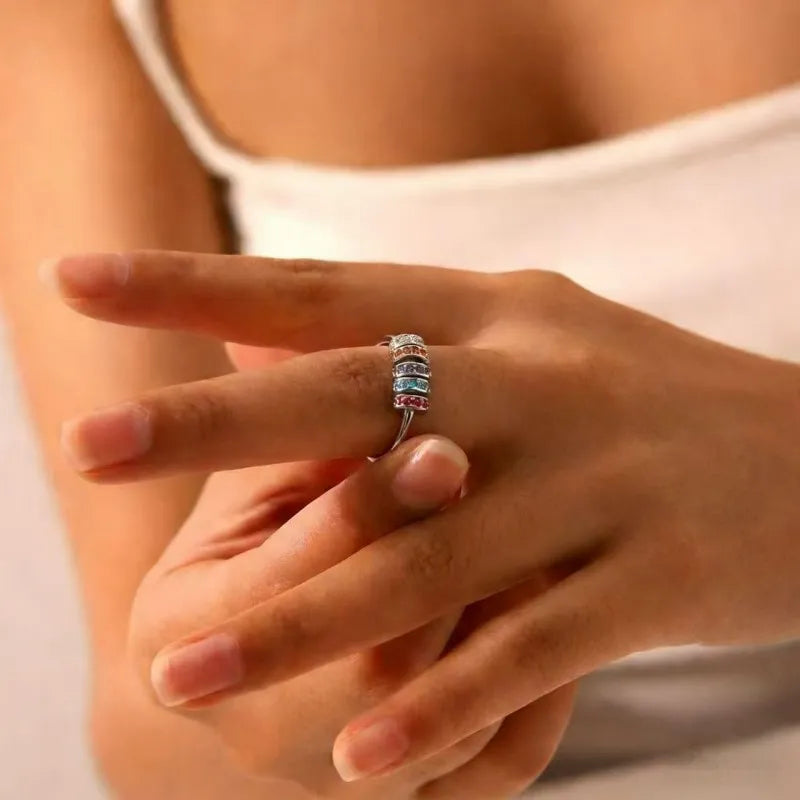 Minimalist Kinetic Fidget Ring