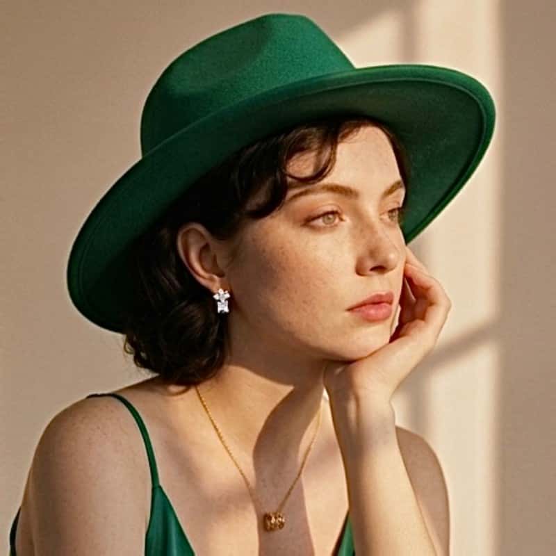 Elegant Blossom - Inspired Zircon Stud Earrings