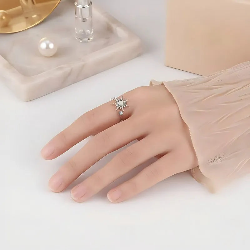 Sun Cat’s Eye Fidget Ring