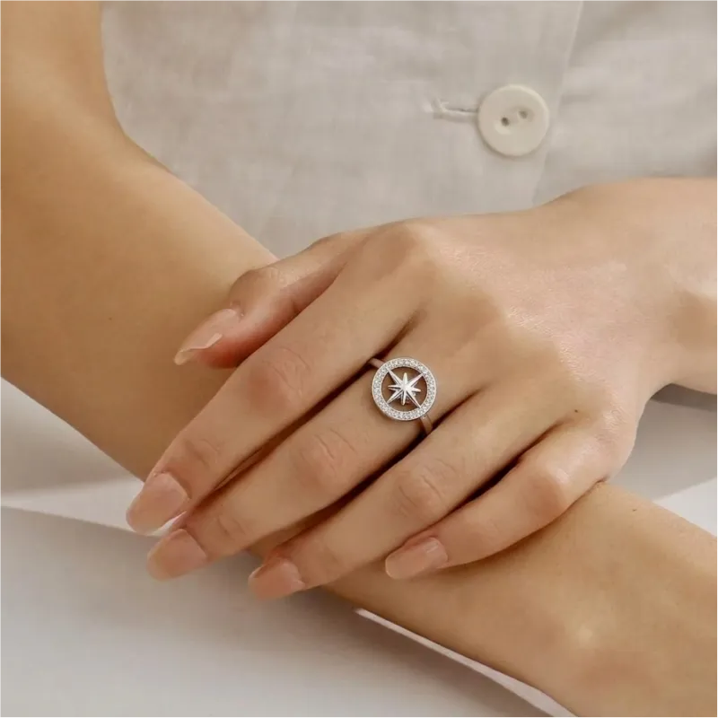 North Star Spinning Ring