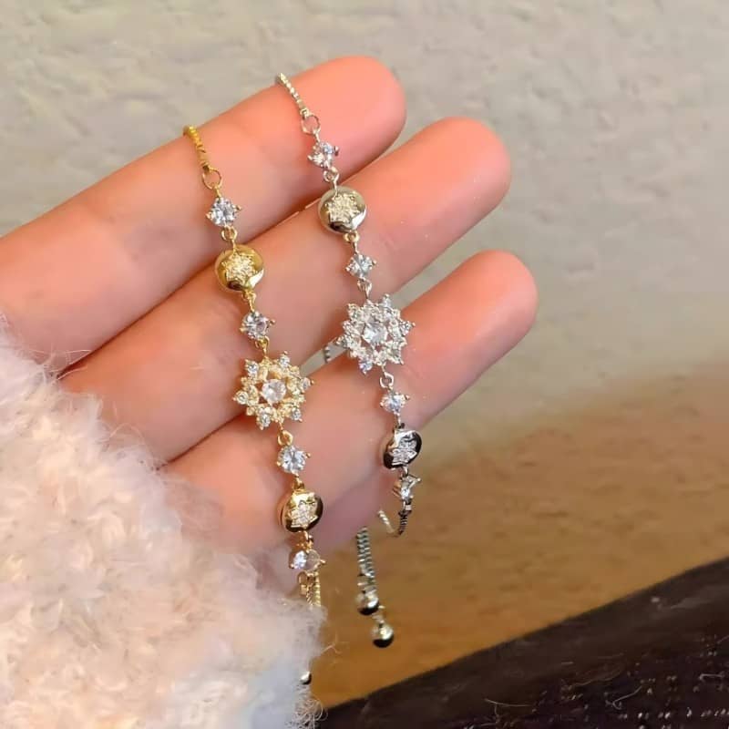 Celestial Jewelry: Adjustable Starburst Bolo Bracelet