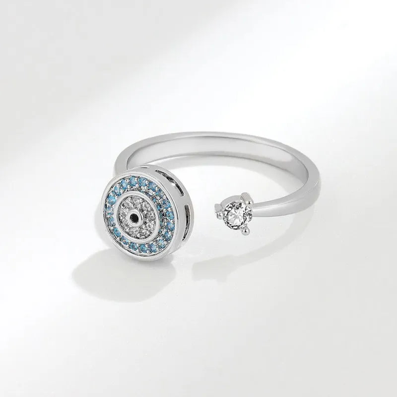 Evil Eye Spinning Fidget Ring