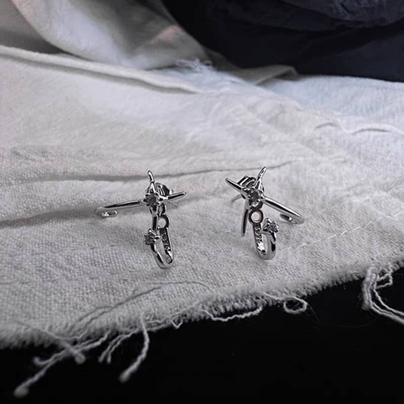 Non-Tarnish Star Ear Climbers | Durable Stainless Steel Jewelry