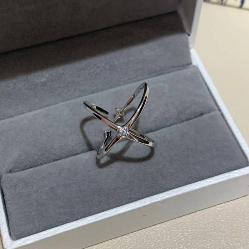 Celestial Cross Ring | Reversible & Adjustable Design