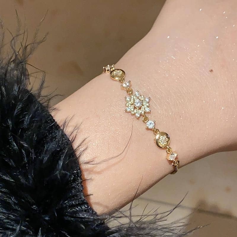 Celestial Jewelry: Adjustable Starburst Bolo Bracelet