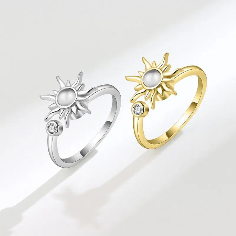 Sun Cat’s Eye Fidget Ring