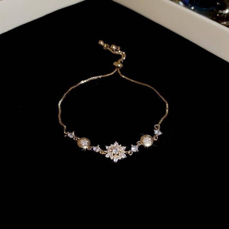 Celestial Jewelry: Adjustable Starburst Bolo Bracelet