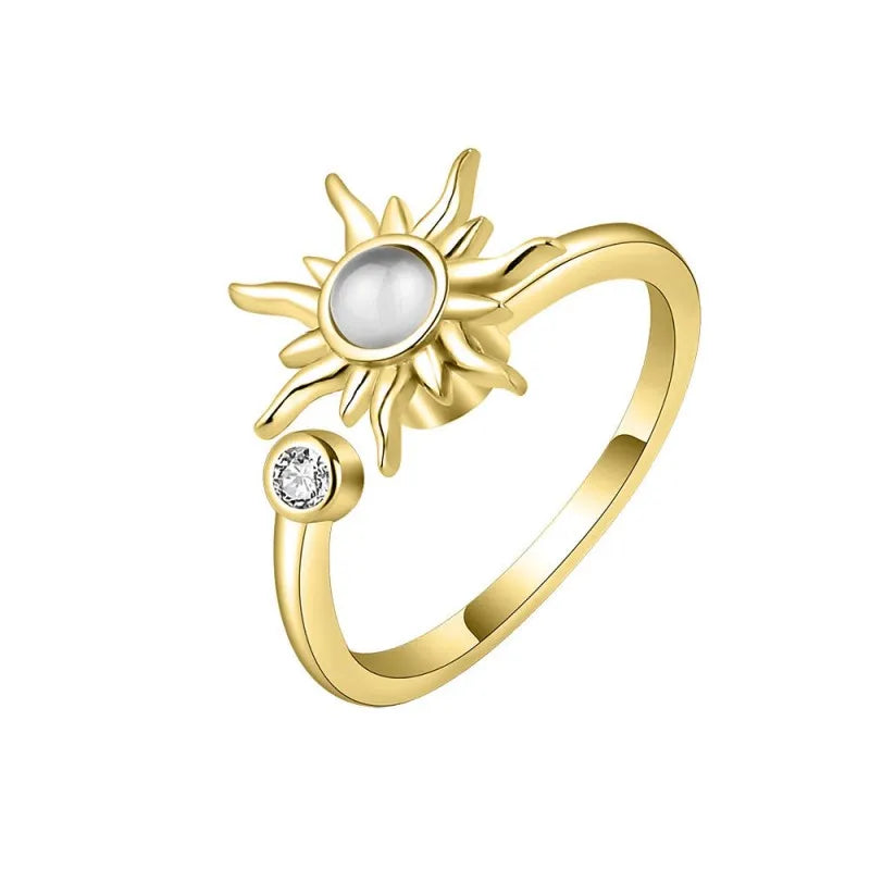 Sun Cat’s Eye Fidget Ring