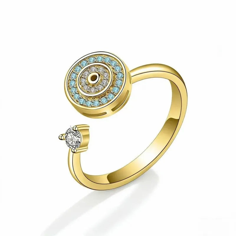 Evil Eye Spinning Fidget Ring