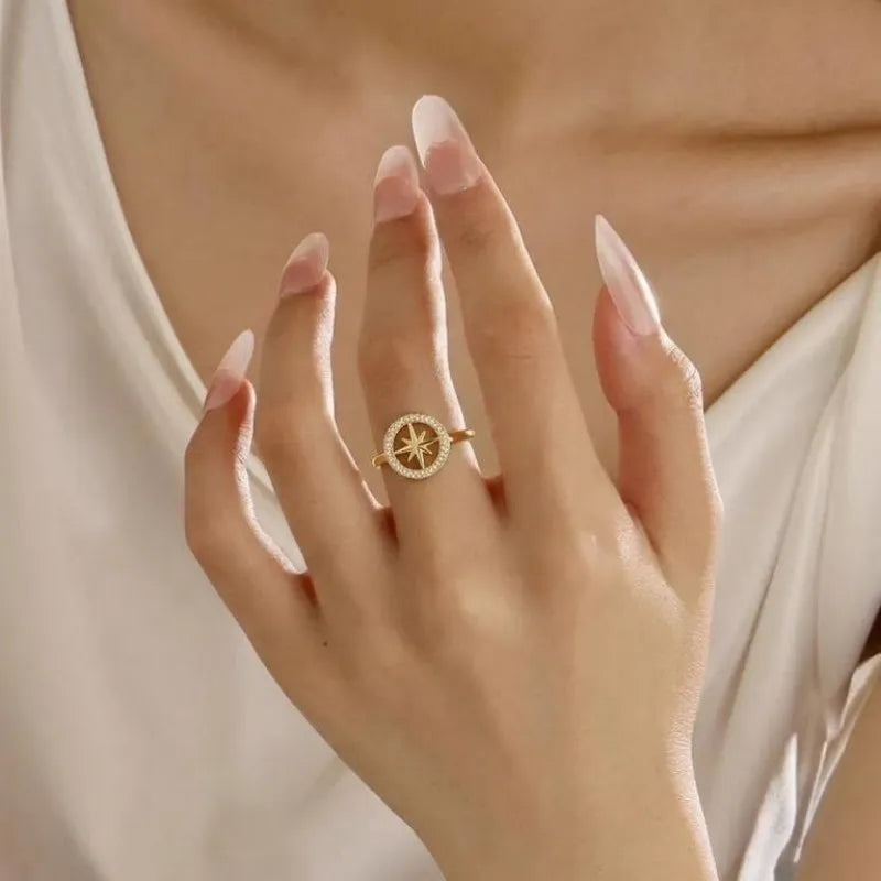 North Star Spinning Ring