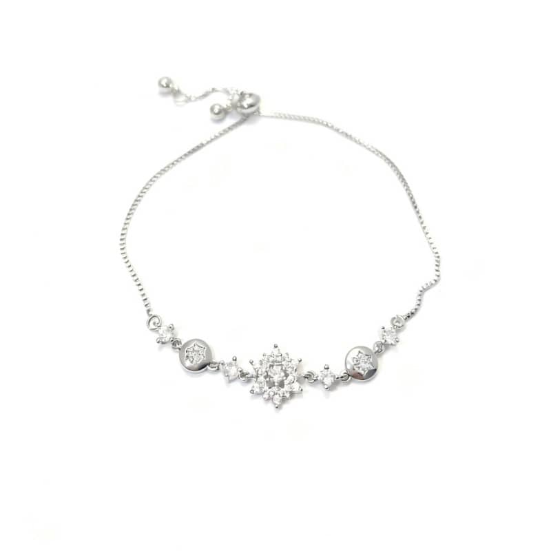 Celestial Jewelry: Adjustable Starburst Bolo Bracelet